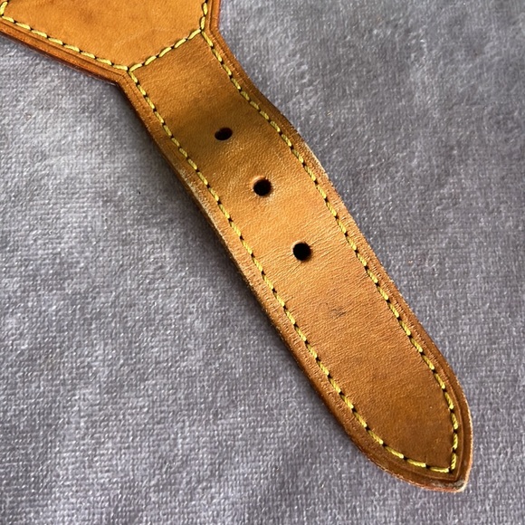 Authentic Louis Vuitton Montsouris Vachetta Buckle Piece Replacement m2 - Picture 3 of 8